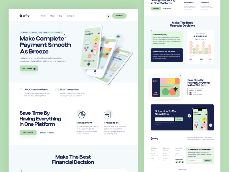 Banking Landing Page